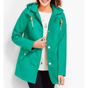 COATED COTTON RAIN JACKET